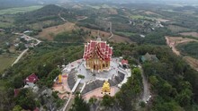Wat Phu Hai Long Is Located On The Top Of Non Nai Mountain, Pak Chong District, Nakhon Ratchasima Province.