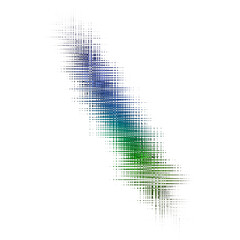 Canvas Print - Abstract transparent glitch art texture element.