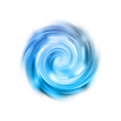 Poster - Abstract transparent iridescent swirl element.