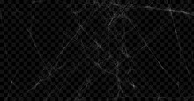 Realistic Spider Web Background Texture. Hanging Cobweb For Halloween Design. Vector Illustration.