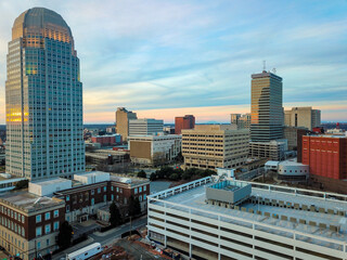 Wall Mural - Winston-Salem, North Carolina at Sunset 4