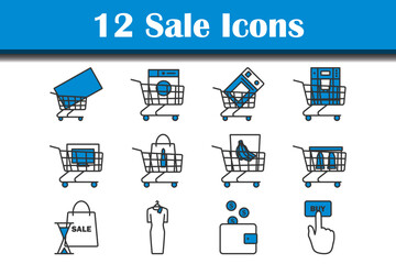 Wall Mural - Sale Icon Set