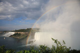 Fototapeta Nowy Jork - Amerikanische und kanadische Niagarafälle / American and Canadian Niagara Falls /