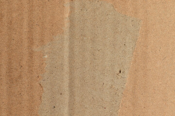 Brown cardboard paper background. Full frame texture.