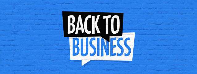 Wall Mural - Back to business