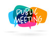 Public meeting