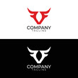 bullhead  logo design and premium vector templates