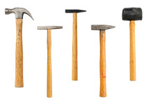 Collection Of Different Old Hammers