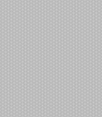 Canvas Print - Vector seamless geometric pattern in grey tints. Grid of white triangles on grey background-small cells. Modern stylish texture. Repeating geometric background. Abstract bg. Vector design.