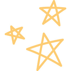 Wall Mural - sparkle star shiny decoration clipart