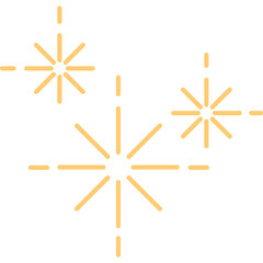 Wall Mural - sparkle star shiny decoration clipart