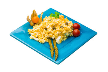 Wall Mural - Scrambled eggs