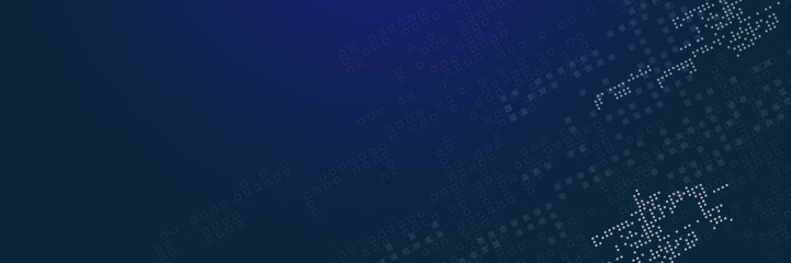 Poster - Technology blue background