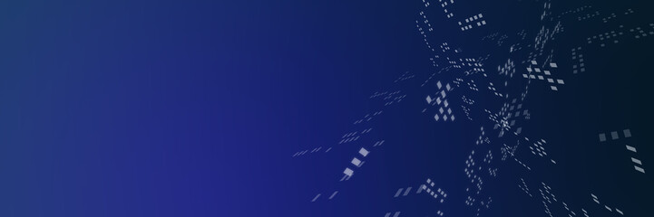 Poster - Technology blue background