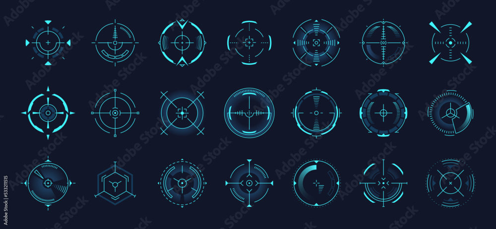 Hud target pointer. Laser crosshair collimator sight, optical aiming ...