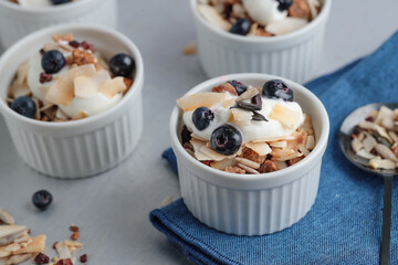 Sticker - Granola in small bowls on table