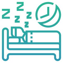 Sticker - get enough sleep icon