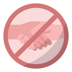 Sticker - shaking hands icon