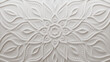 © RocknRoller Studios - Diwali Celebration Wallpaper, with White 3D Decorative Pattern. 3D Render.