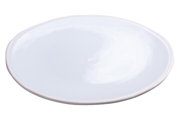 Aufkleber - Empty blank ceramic dish isolated on alpha background