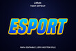 © eric_barudewa  - esport text effect with 3d style and can be edited.