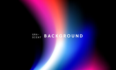 Fototapete - Abstract trendy in blending gradient color for background. Smooth minimalist color texture for poster template, cover, presentation, web and creative print.