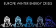 Hand drawn illustration of cold people expression, europe winter energy crisis. Suitable for posters, pamphlets, graphic resources and wall decorations to remind expensive and scarce energy.