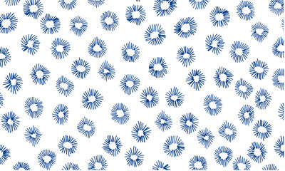 Aufkleber - Floral backgrounds hand drawn illustration with retro and vintage patterns style