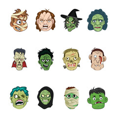 Sticker - Halloween Illustrations 