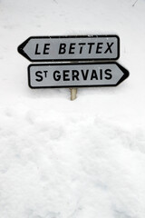 Sticker - France. French Alps.