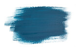 Fototapeta Na ścianę - Blue acrylic hand-drawn brush stroke background.