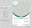 © Rifayet - Travel poster or flyer pamphlet brochure design layout space for photo background.