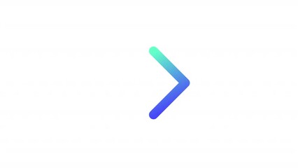 Poster - Animated next page gradient ui icon. Web browser navigation. Seamless loop 4k video with alpha channel on transparent background. Line color user interface symbol motion graphic animation