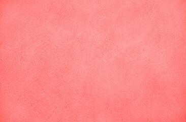 Wall Mural - Coral Pink Abstract Plaster Background