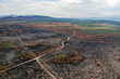 Devastating scenes after big summer wildfires in Karst region in Slovenia