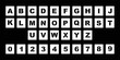 © Anastasia Tikhonova - Stencil of letters and numbers. For laser cutting. Transferring the image to the wall, fabric and other surfaces.
