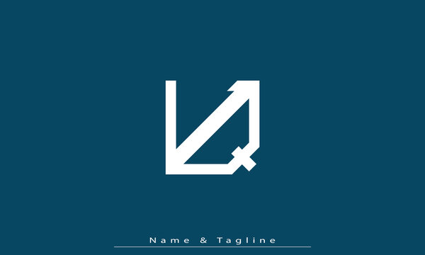 Alphabet letters Initials Monogram logo LQ , QL