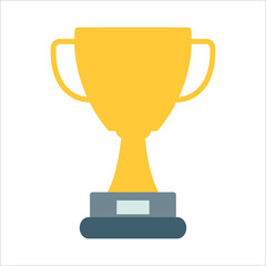 trophy icon vector design template