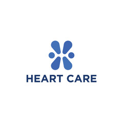 Wall Mural - Heart Care logo