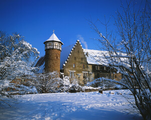 Wall Mural - Burg in Michelstadt im Winter