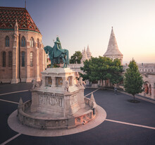 Fisherman's Bastion, Budapest In The Morning
