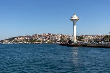 Wall Mural - Panorama from Bosporus to city of Istanbul, Turkey