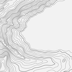 Wall Mural - stylized height of the topographic contour map in contours. abstract background. digital copy earth 