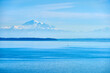 © maxdigi - Semiahmoo Bay and Mount Baker Washington State. Mount Baker in the mist rising behind Boundary Bay seen from Point Roberts.
