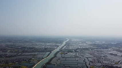 Poster - aerial view of the city