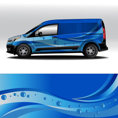 Wall Mural - Mini van wrap design