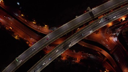 Canvas Print - traffic in the night