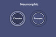 © Atit - Neumorphism UI design element set. Simple trendy interface for applications.