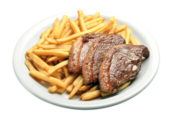 Canvas Print - Picanha with French Fries