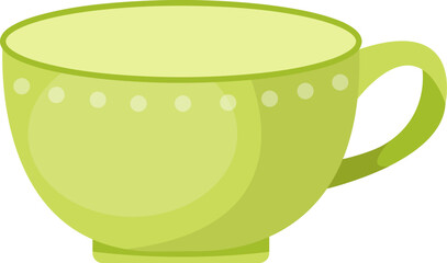 Sticker - Tea cup Kitchenware icon. Vector illustration